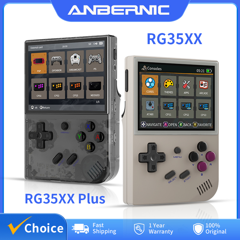 Gaming Console For Sale - ANBERNIC RG35XX Plus/RG35XX Retro Handheld Game