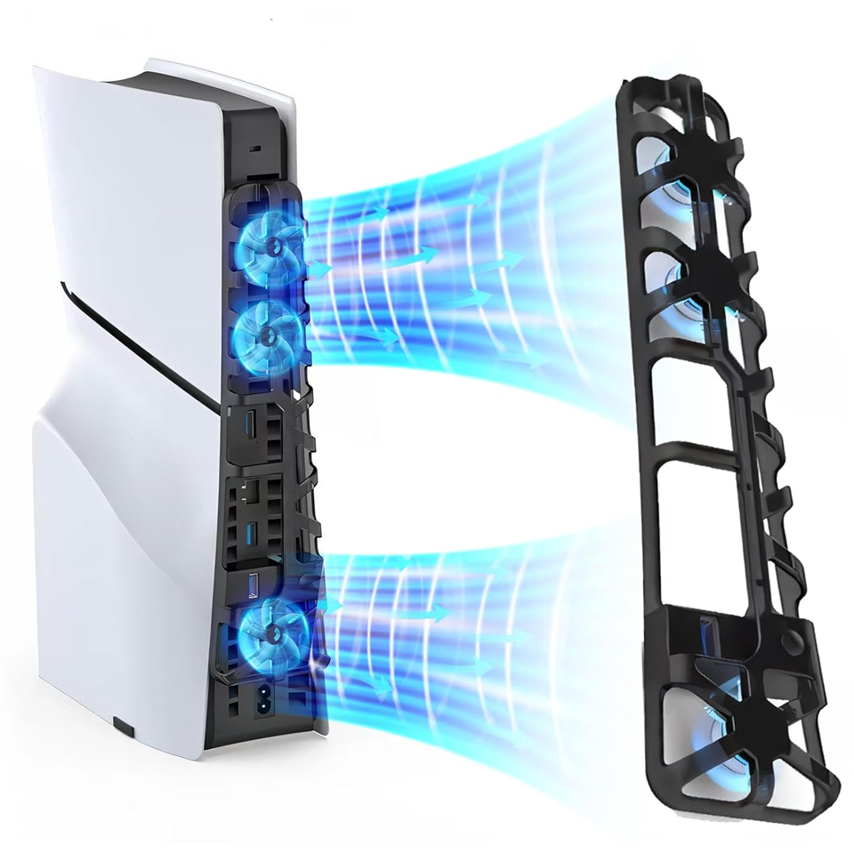 Gaming Console Kit - Cooling Fan for PS5 Slim Disc