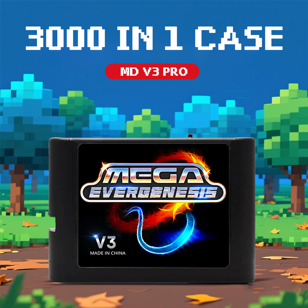 3000 in 1 Mega Genesis V3 Pro  - Gaming Console Kit recension och pris