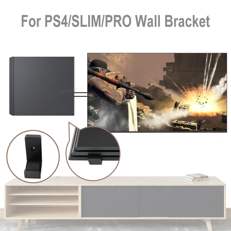 Wall Mount Holder For PS4 Cons - Gaming Console With Phone recension och pris
