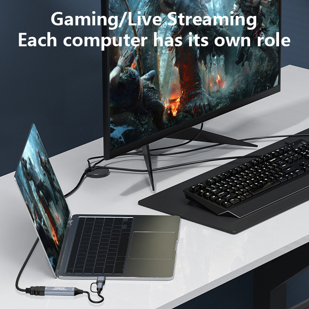 4K 2 in 1 USB 2.0 Video Captur - Gaming Console With Phone recension och pris