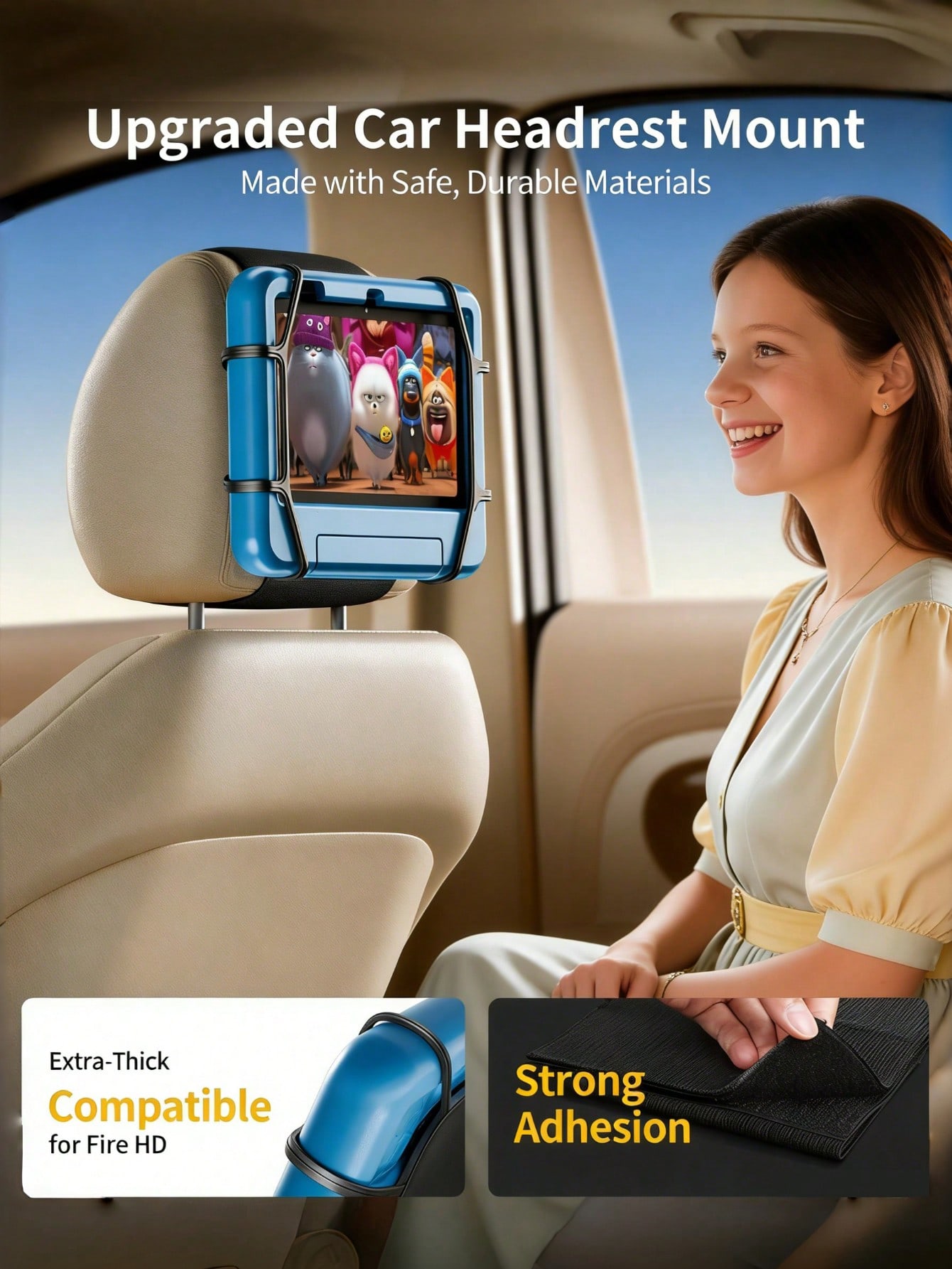 Car Headrest Tablet Holder – 3 - Gaming Console In Car recension och pris