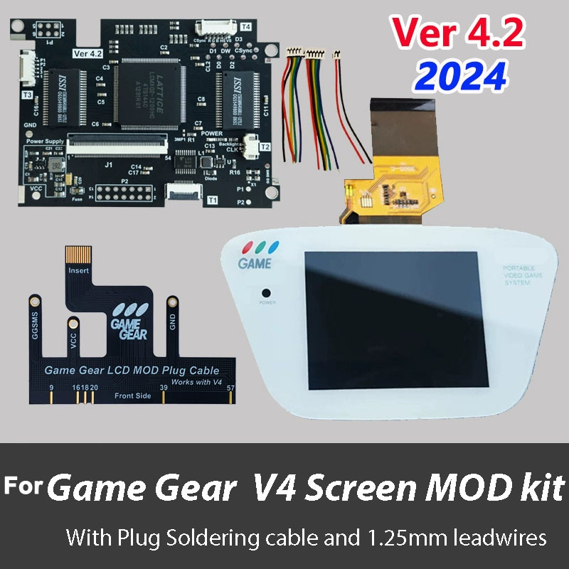 New V4.2 LCD Screen Full Fit I - Gaming Console Display recension och pris