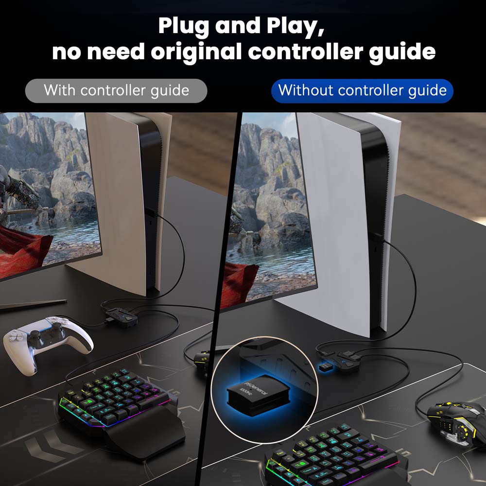 for PS5 Gaming Keyboard Mouse  - Gaming Console Ps5 recension och pris