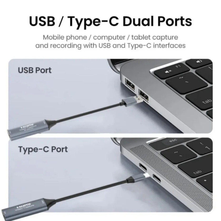 USB-C 2.0/3.0 HDMI Video Captu - Gaming Console And Pc recension och pris