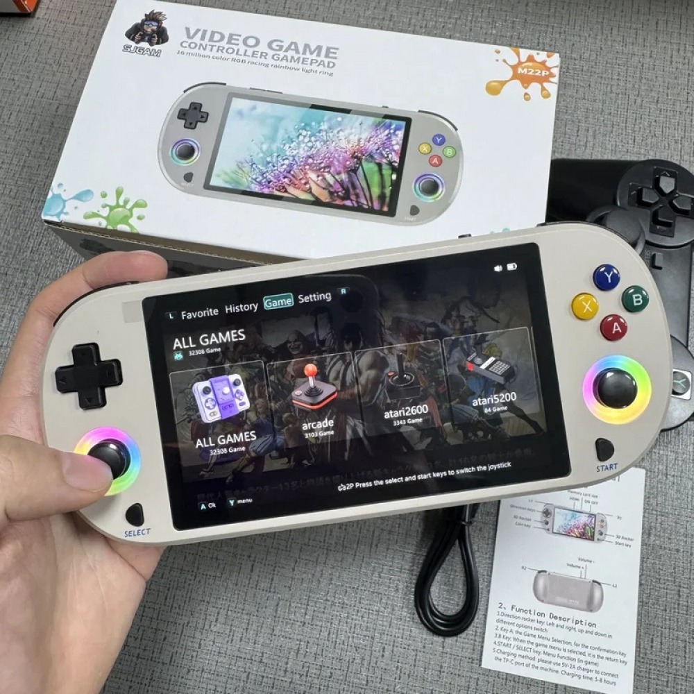 M22 Pro Retro Handheld Game Co - Gaming Console Under 500 recension och pris