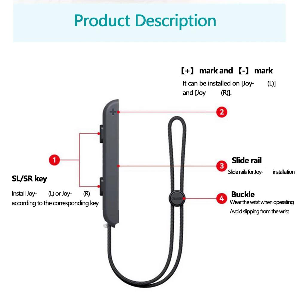 2Pcs Gamepad Hand Rope Wrist S - Gaming Console Kit recension och pris