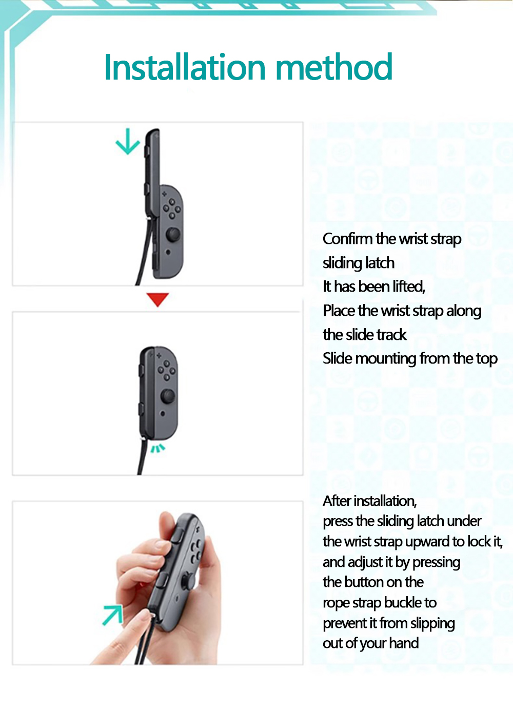 2Pcs Gamepad Hand Rope Wrist S - Gaming Console Kit recension och pris