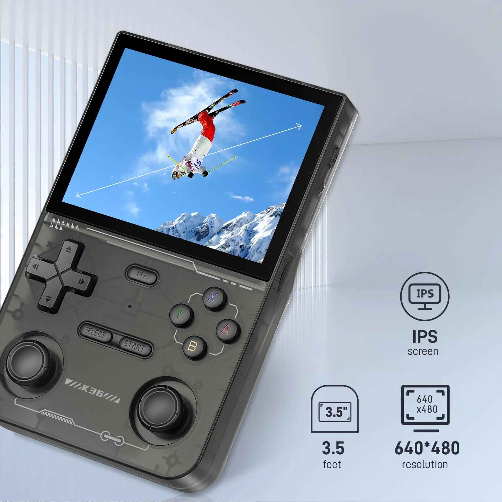 GAMINJA K36 3.5Inch IPS Screen - Gaming Console Old recension och pris