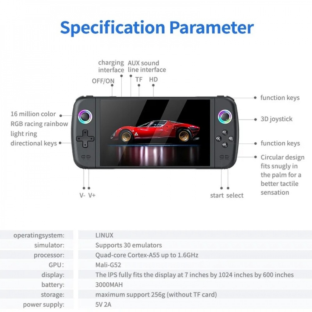 M27 7 Inch IPS Screen  Handhel - Gaming Console Under 500 recension och pris