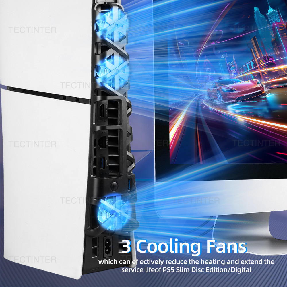 Cooling Fan for PS5 Slim Disc  - Gaming Console Kit recension och pris